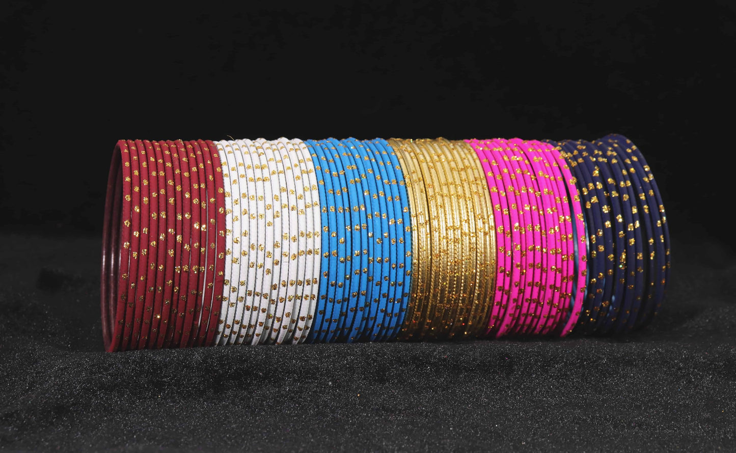 Shimmering Festival Multicolor Kada Set