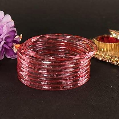 Jelly bangle Glossy Glass Watermelon Bangles Set (Pack of 8) – Ethnic Jewellery