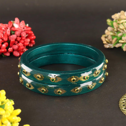 Redium Premium Designer Kundan Kada Set - Set Of 2