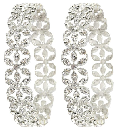 American Diamond Stone  Kangan Set-2