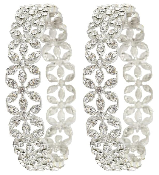 American Diamond Stone  Kangan Set-2