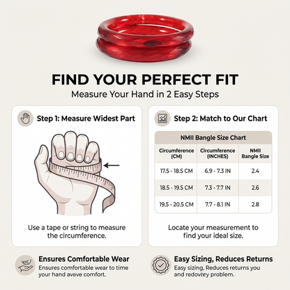 Festive Green Glass Bangles – Red Blossom and Gold Leaf Design-Pack Of 2 Kada