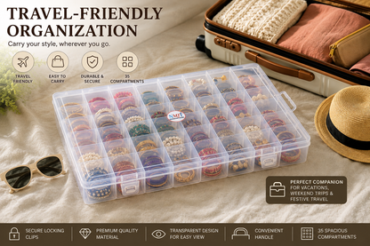 JEWELLERYBOXES-J-Square-35_Partition | Transparent Plastic Jewellery Organizer Box