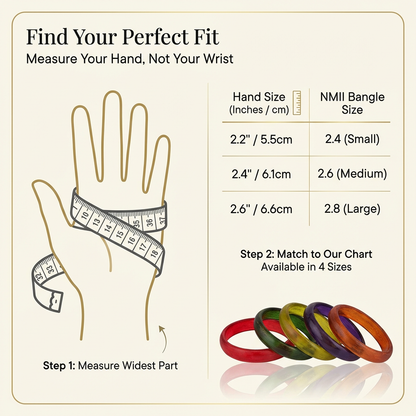 Beautiful Matte Finish Transparent Multicolor Glass Kada