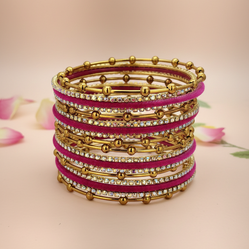 Trending bangles-Pack of 18  Bangles Set