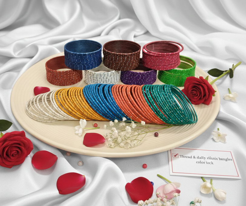 Multicolor Bangles Set – Festive Shine Pack of 144