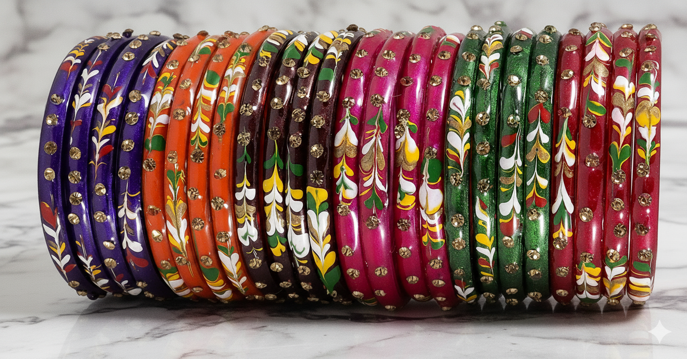 Handcrafted Bangles: A Celebration of Color and Craftsmanship