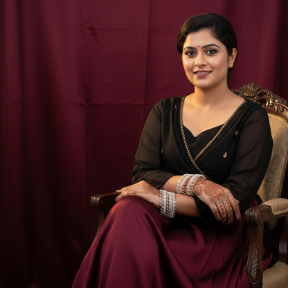 Silver Metal Bangles Set for Women & Girls | Diamond Stone & Ball-Studded Stylish Design | Glossy Silver Finish-Pack of 26