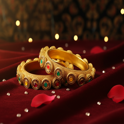 “Golden Rajwadi Grandeur”