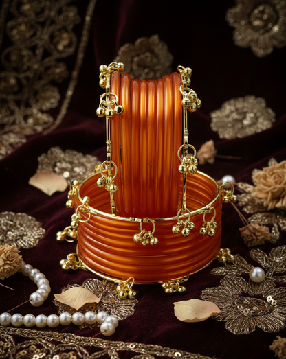 Trendy Ghungroo Glass Bangles for Women & Girls – Fancy Kashmiri-Set Of 20