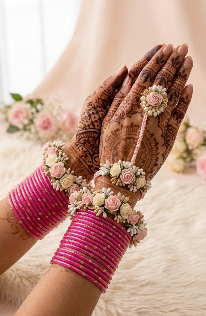 Traditional Magenta Stone Gold Bangles Set Glossy Finish with Golden Stone Work  Wear (Pack of 24)