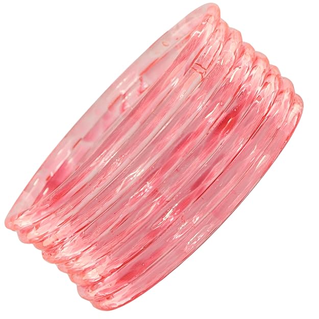Jelly bangle Glossy Glass Watermelon Bangles Set (Pack of 8) –  Ethnic Jewellery